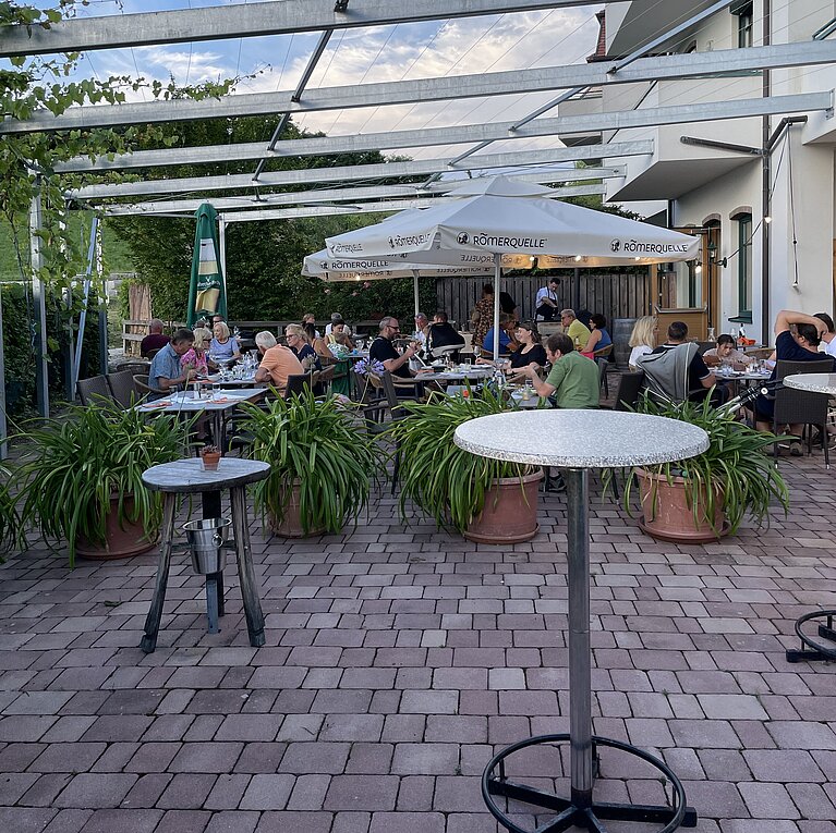 Grillabend auf der Terrasse
