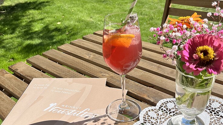 Open cellar at the Neustifter Winery