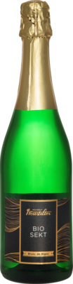 Eine Flasche BIO Sekt Blanc de Blanc vom Wein.Gut Neustifter.